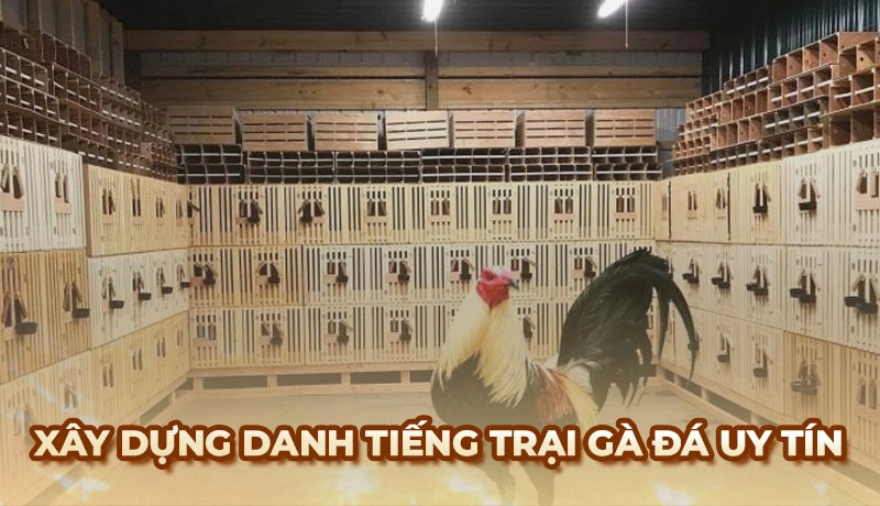 Danh tiếng của một trại gà đá thực sự là yếu tố quan trọng để dẫn đến thành công
